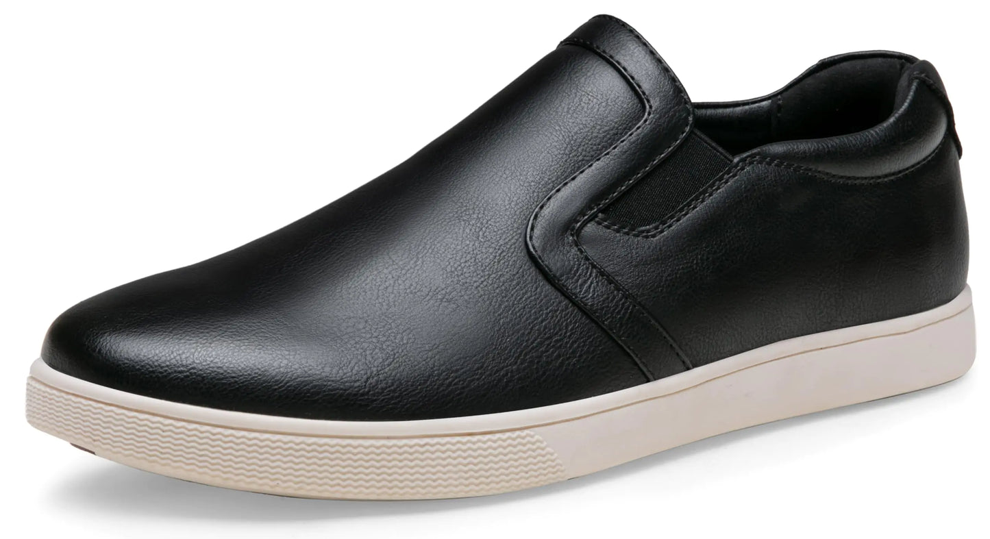 Jousen - Zapatillas ligeras sin cordones para hombre, estilo casual, color negro (AMY3051A, negro 11)