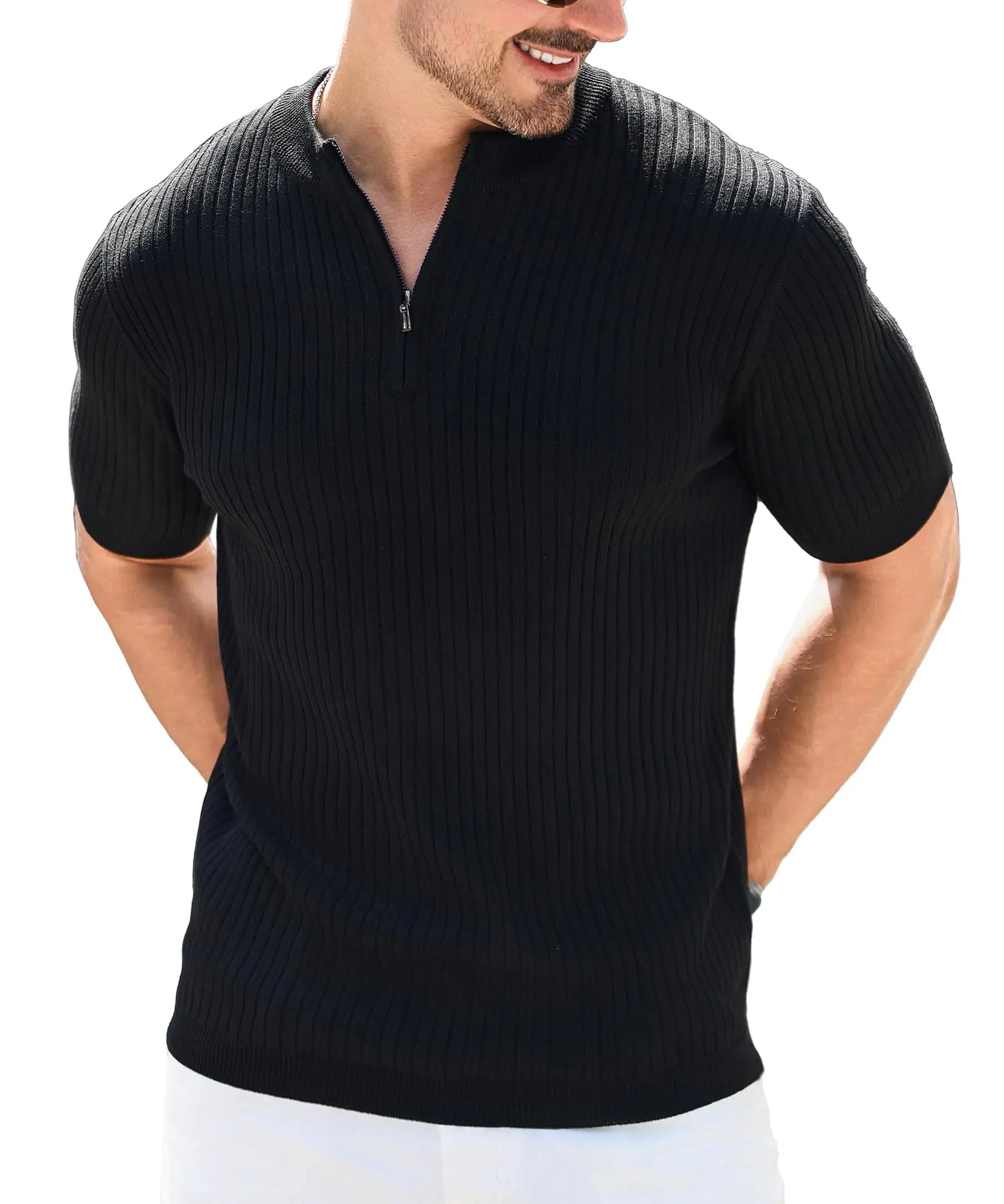 Mens Polo Shirts Short Sleeve - Fit Golf