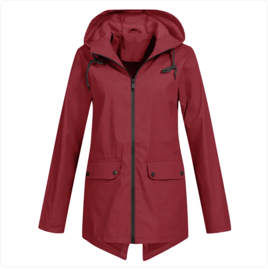 Windbreaker Zipper Hooded Lightweight Outdoor Windproof Jacket Thin Outdoor Jacket Women