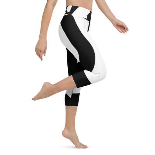 All-Over Print Yoga Capri Leggings