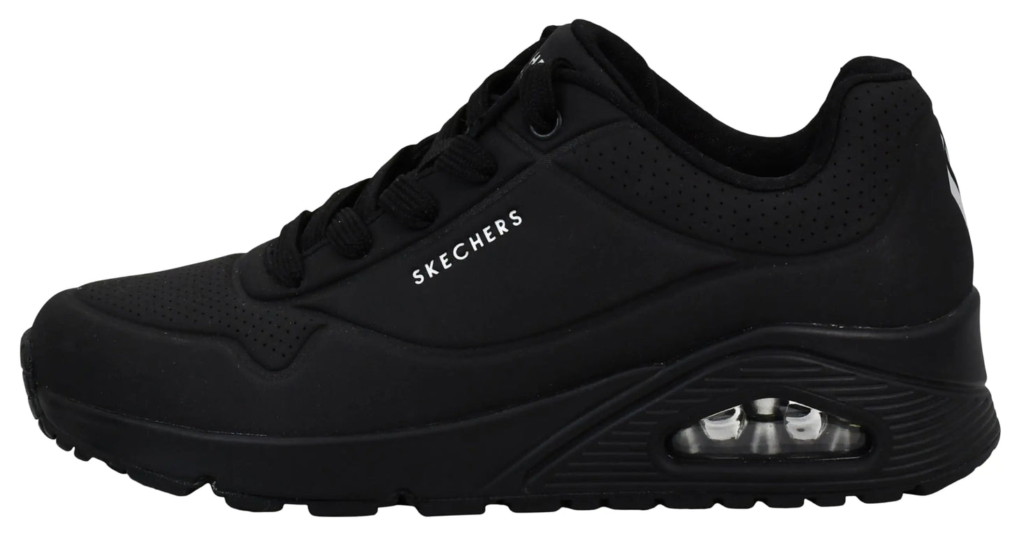 Skechers Uno - Night Shades 11 para mujer, negro/negro
