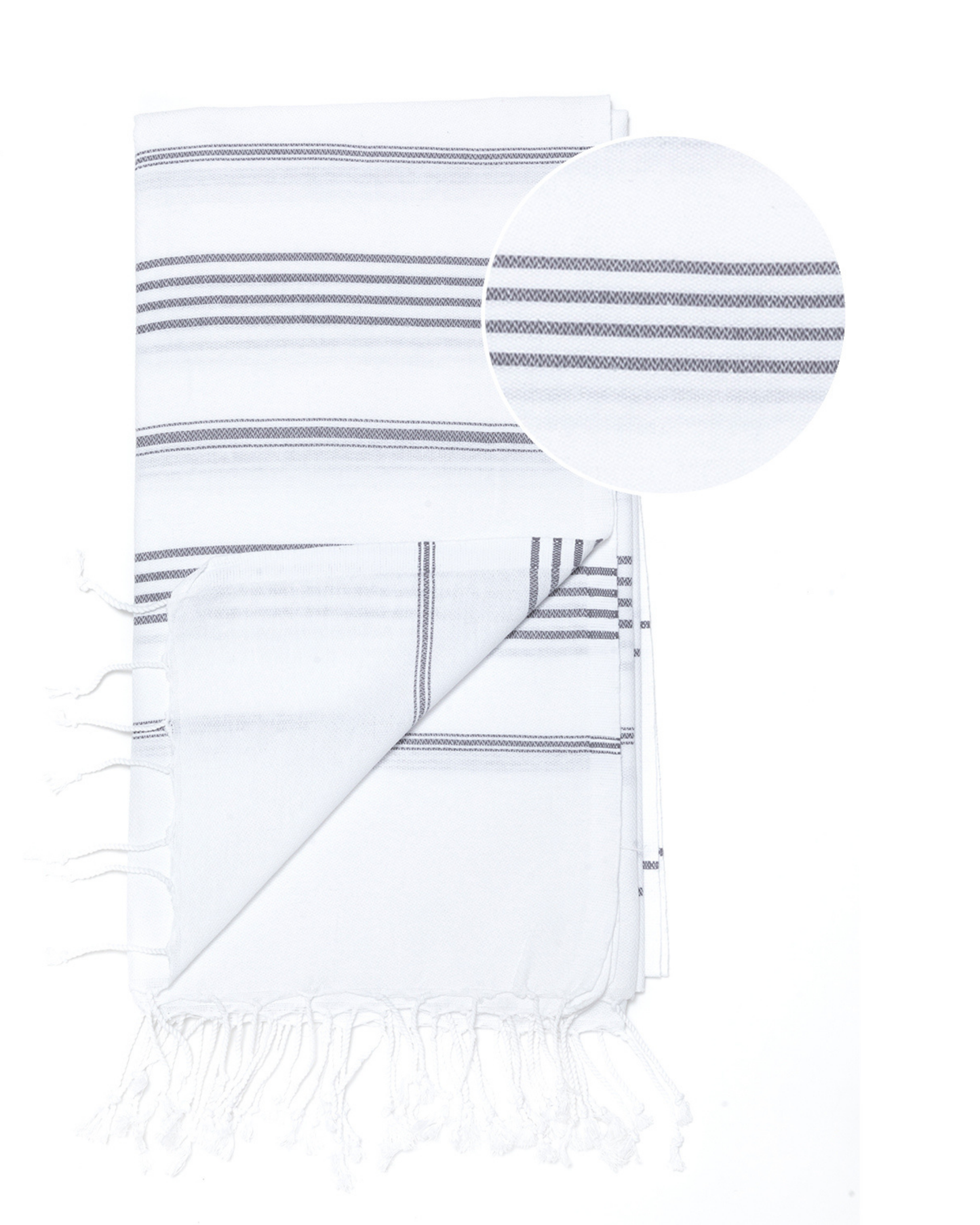 AMARA Hammam Beach Towel, Peshtemal, Made of Cotton - White