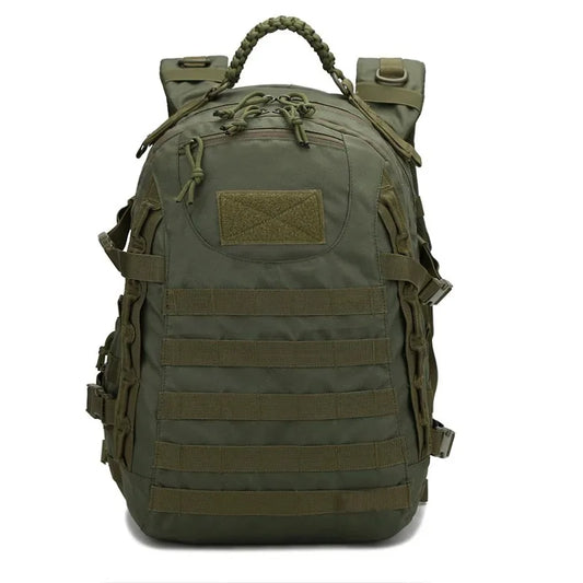 35L Waterproof Camo Hiking Backpack Green