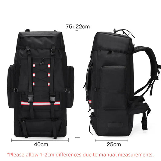 Tactical Hiking Backpack Molle Rucksack Black