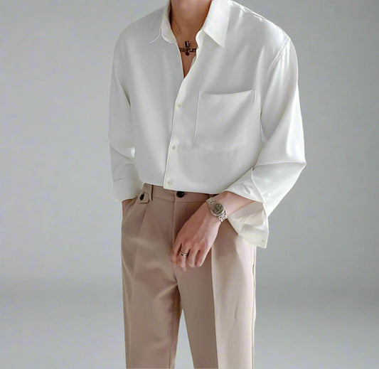 Casual Button Long Sleeve Shirt