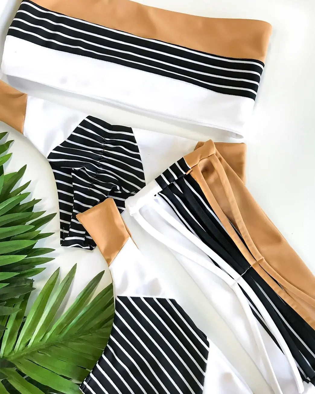 Color Block Swimwear and Bikini Collection