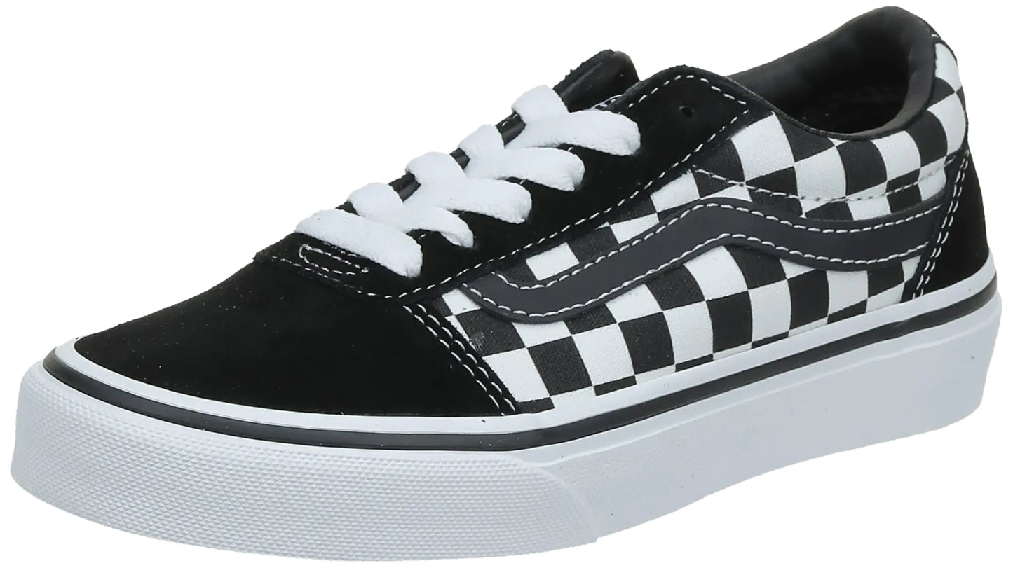 Vans Unisex Modern Black Checker Black True White Pvj 14.5 US Mujer