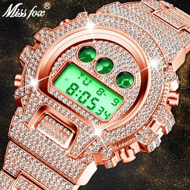 Relojes de cuarzo con diamantes