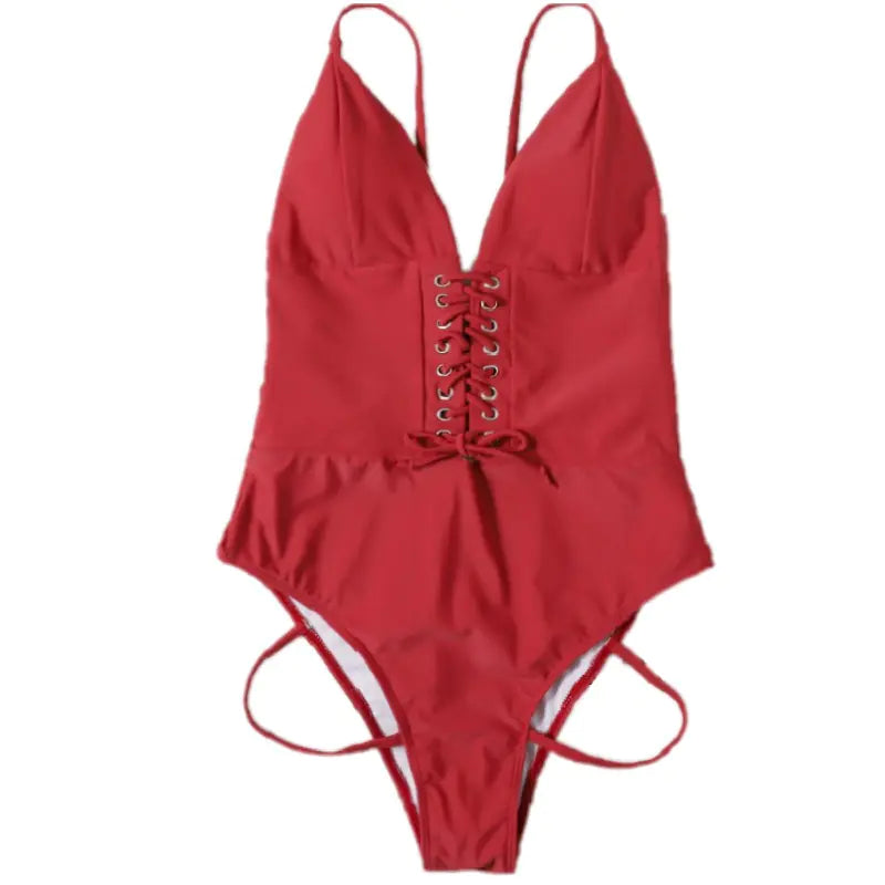 Sexy Women's One-Piece String Bikini Swimsuit