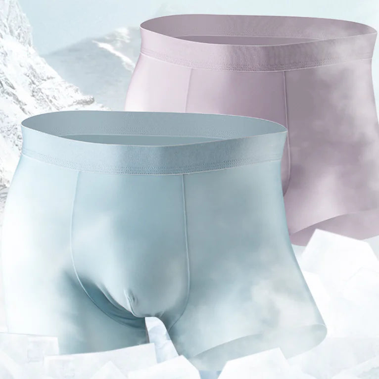 Men's Ice Silk Antibacterial Summer Underwear