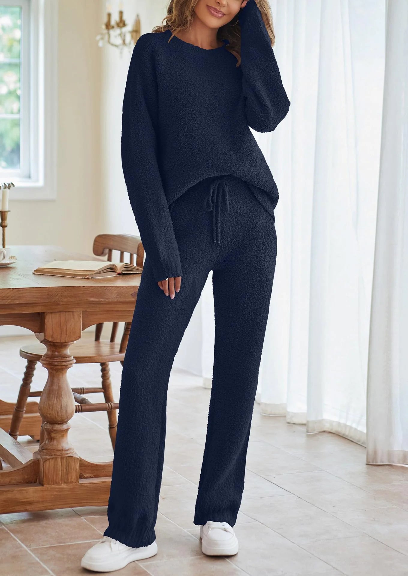 Women's Long Sleeve Trousers Warm Suit