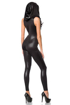 black Wetlook Overall 18202 - XL