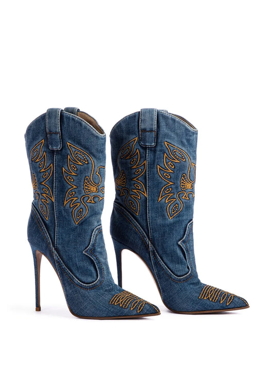 Boots - Winter Elegant Pointed Toe High Heels