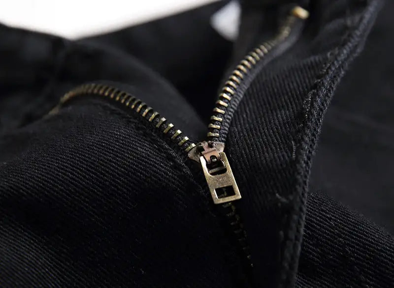 Vaqueros ajustados negros para hombre