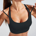 Cross Strap Back Bra Top Women Sports