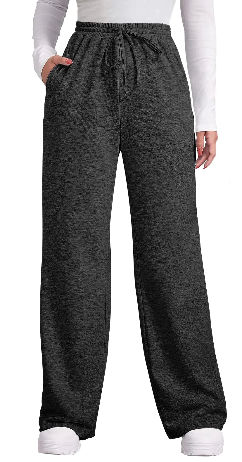 Womens Pants Wide Leg Sweatpants with Pockets