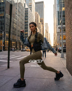 Seamless Women's Yoga Set - High Elasticity & Quick Dry