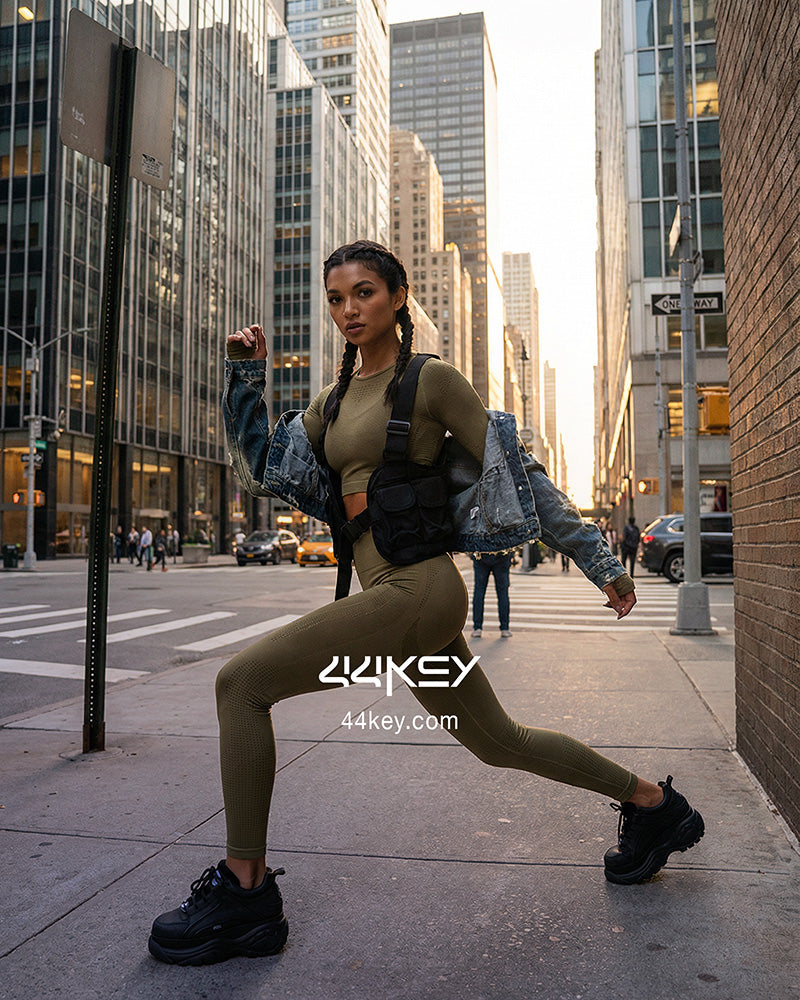 Seamless Women's Yoga Set - High Elasticity & Quick Dry