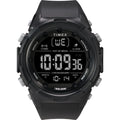 Timex Mens Digital 50mm Watch - Black Strap Digital Dial Black Case