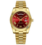 Fashion Men's Quartz Watch with Solid Stainless Steel Strap