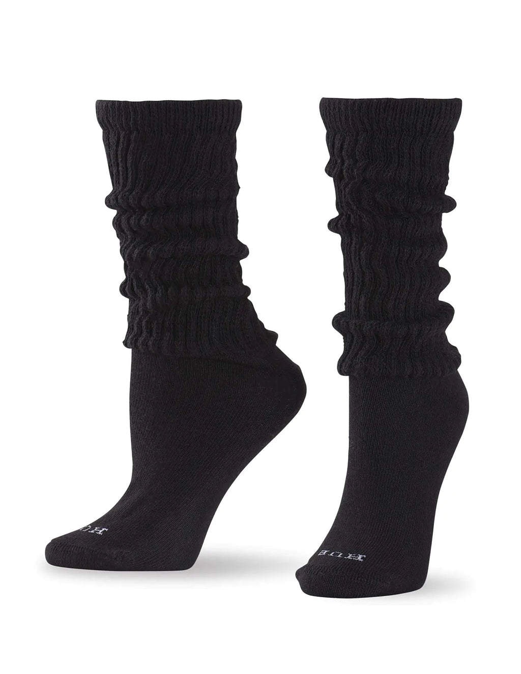 HUE Damen Slouch 3er-Pack, weiche, dicke Scrunch-Socken, Stapelsocken, Einheitsgröße, Schwarz/Schwarz/Schwarz