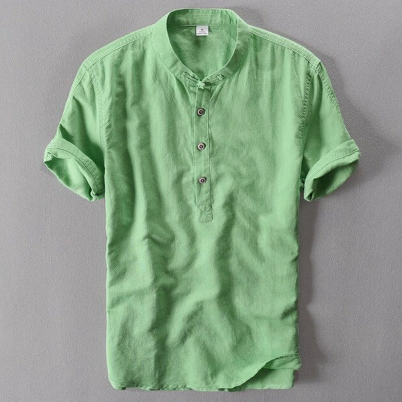 Vintage Shirt Short Sleeve Retro
