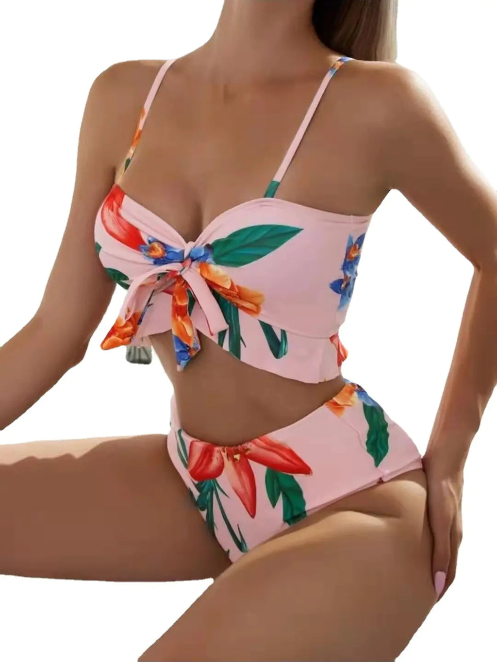High-Waisted Sexy Women's Bikini Swimsuit
