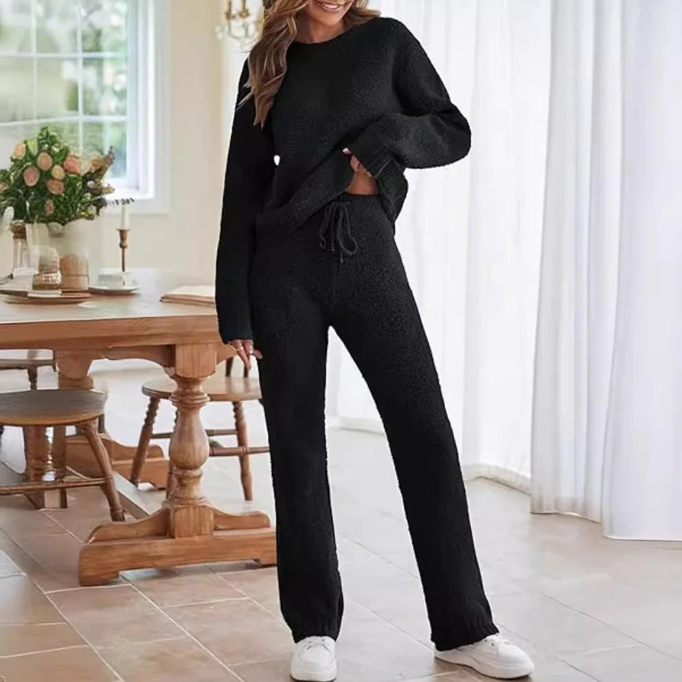 Women's Long Sleeve Trousers Warm Suit