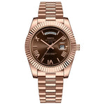 Fashion Men's Quartz Watch with Solid Stainless Steel Strap