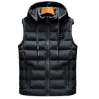 Men's Hooded Sleeveless Jacket