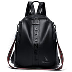 Fashion Women's Casual Large Capacity Leather Backpack