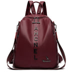Fashion Women's Casual Large Capacity Leather Backpack