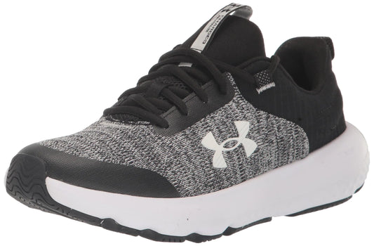Under Armour Boys Grade School Charged Revitalize (001) Black/Black/White 3.5 US