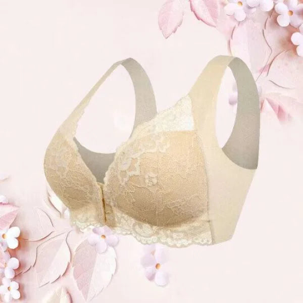 Women's Breathable Lace Non-Steel Ring Bra
