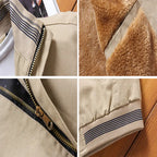 Men’s Casual Polyester Bomber Jacket – Lightweight & Stylish Fall Outerwear