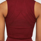 Seamless Stripe High-Waisted Workout Leggings Set