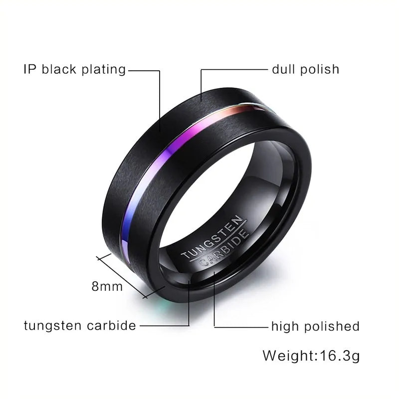 Black Tungsten Ring