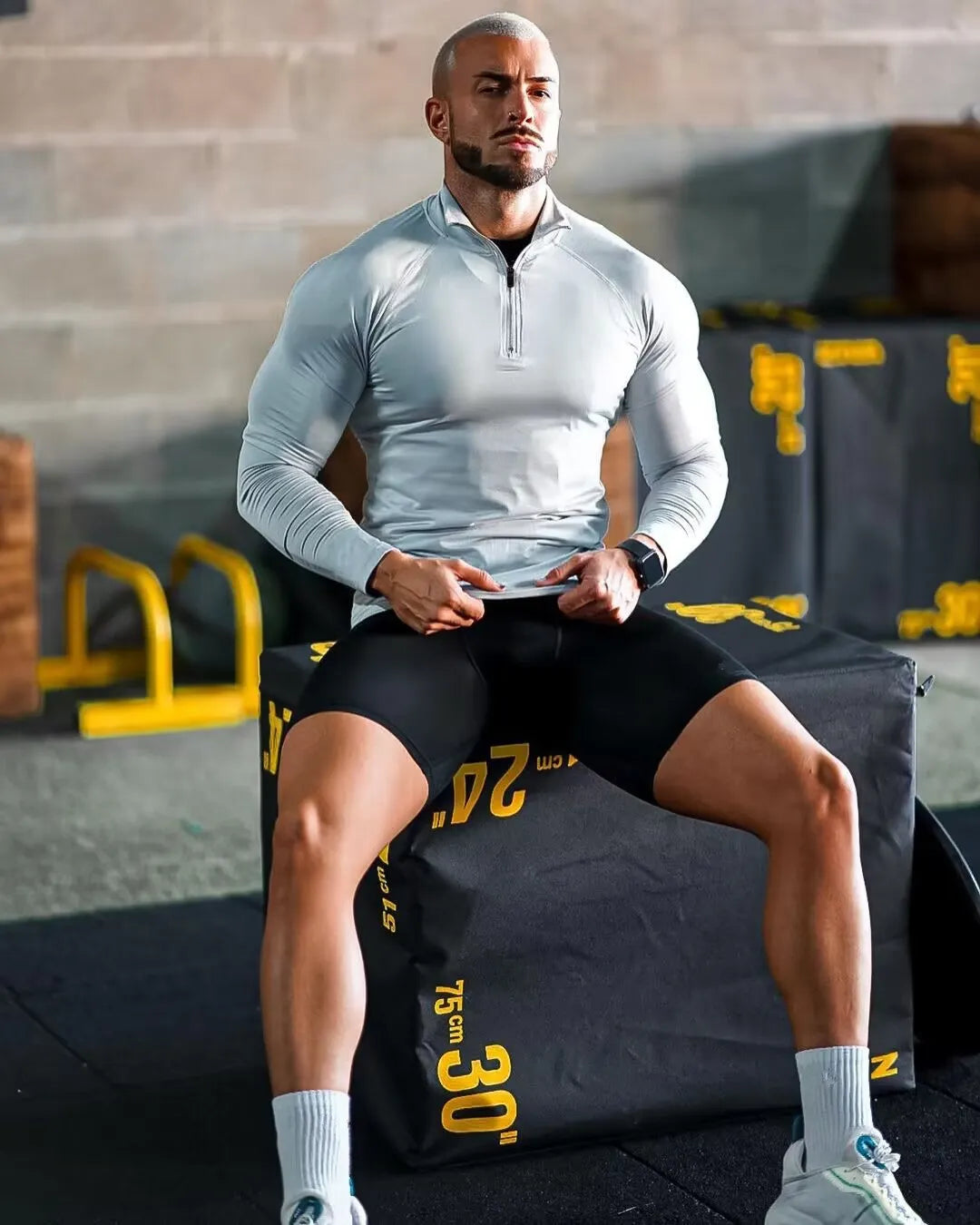 Half-Zip Fitness T-Shirt