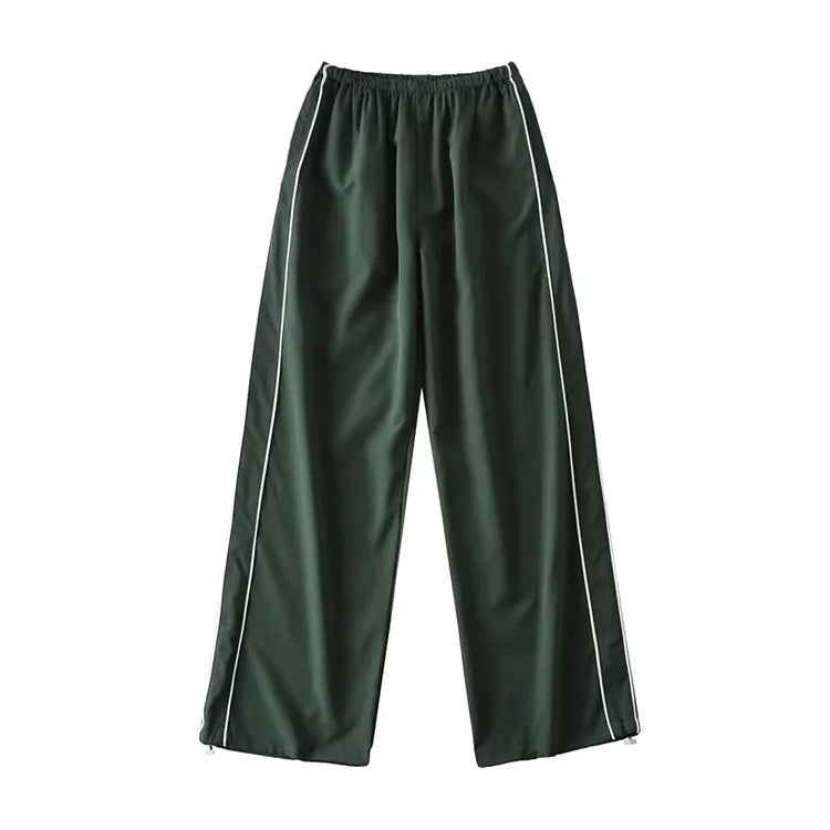 Women's Striped Quick-Dry Drawstring Pants