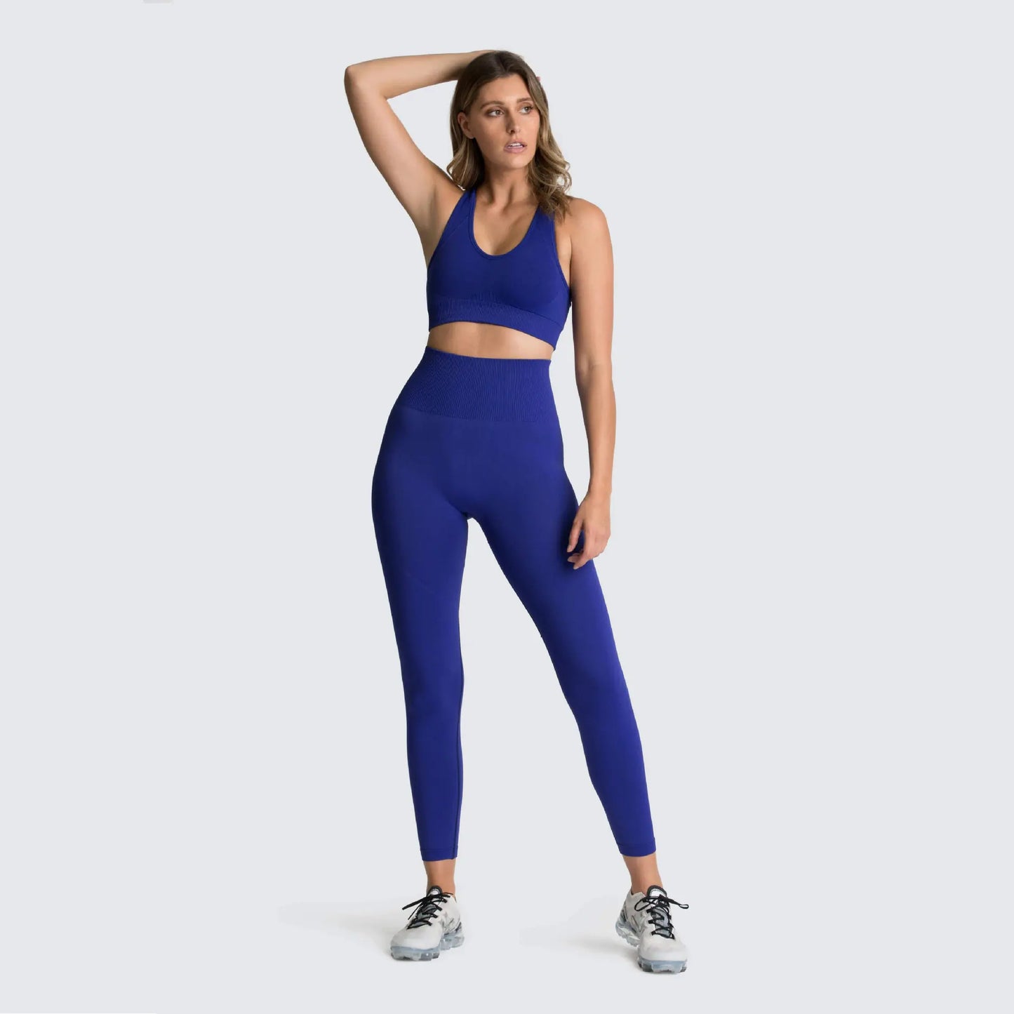 Seamless Knit Yoga Set for Women - Activewear Outfit