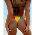 Color-Block Bikini Set - Two-Piece Swimwear