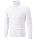 Men's High Collar Pullover Sweater