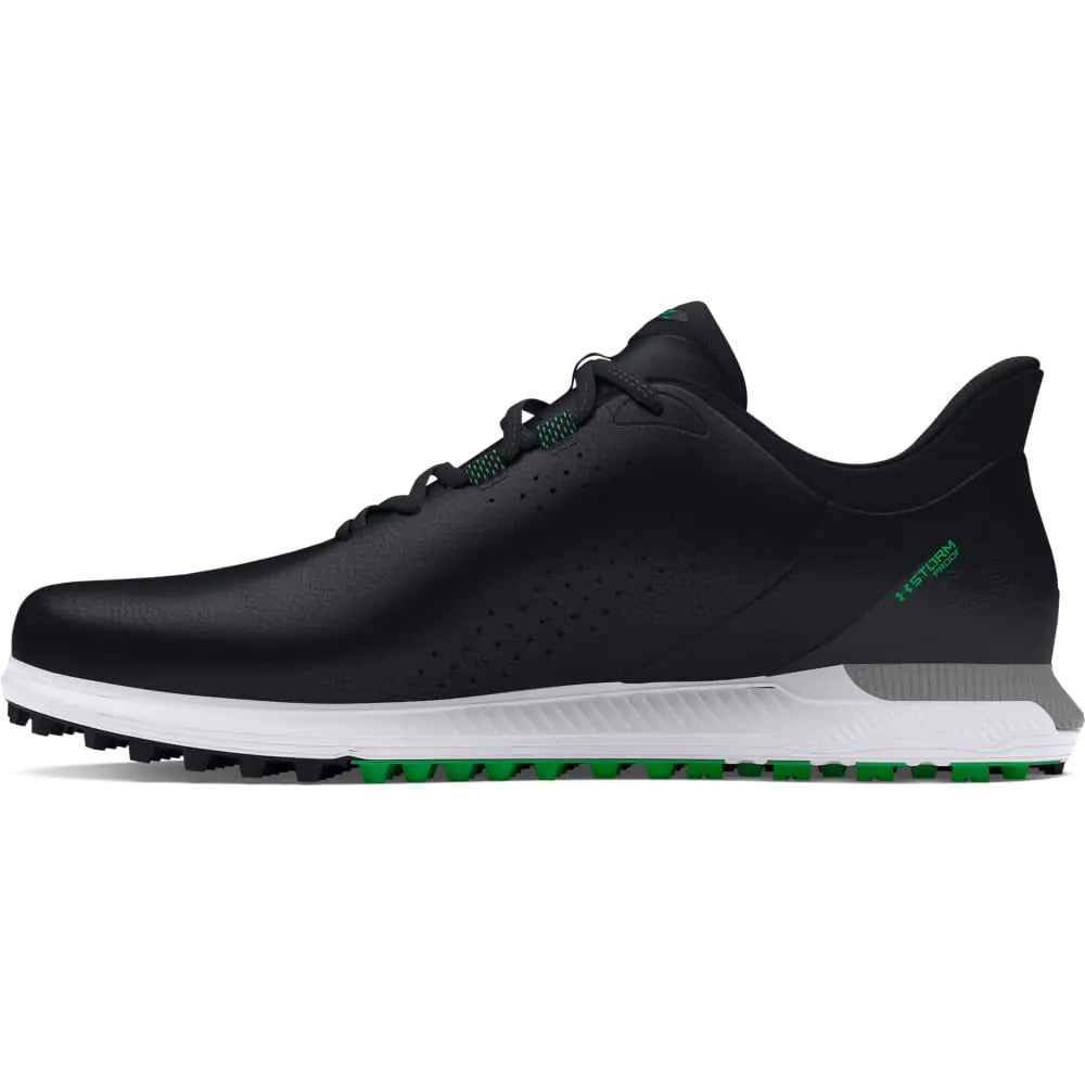 Zapatillas Under Armour Drive Fade sin tacos para hombre (001), color negro/negro/gris titanio, talla 11 (EE. UU.)