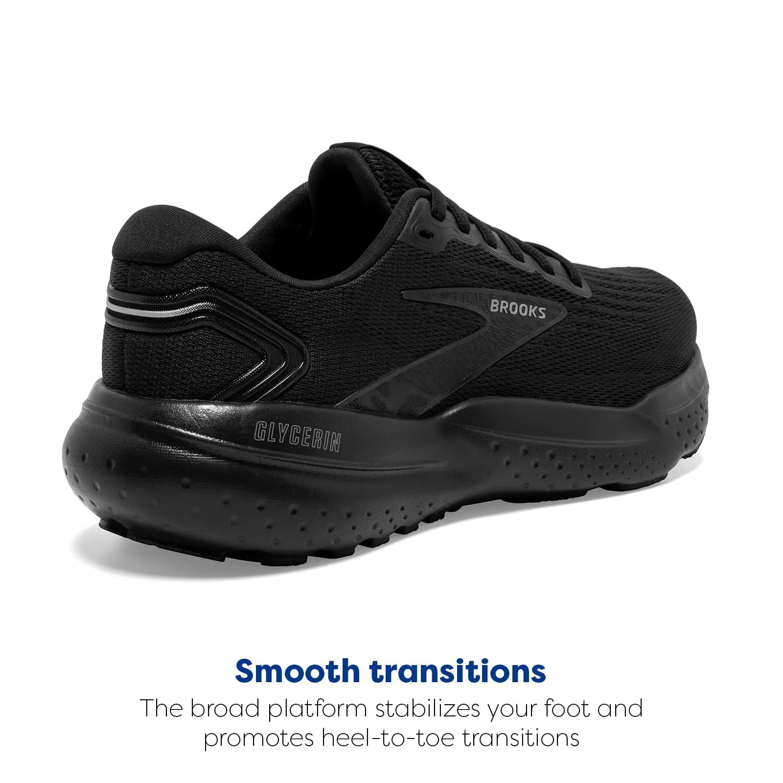 Brooks Women’s Glycerin 21 Neutral Running Shoe 11 Black/Black/Ebony