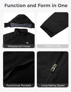 Mens Jackets Waterproof Winter Snow
