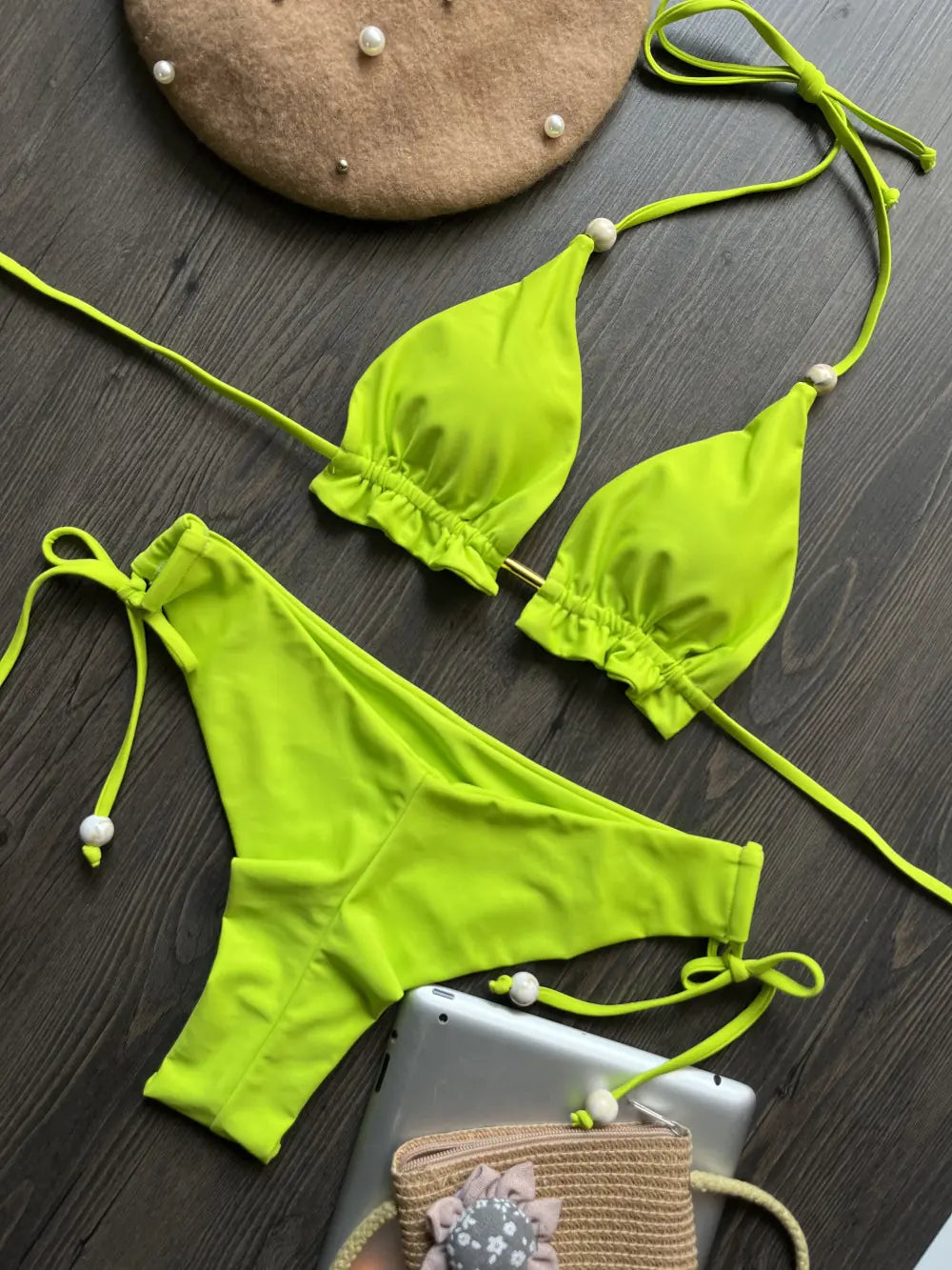 2023 Women's Sexy Solid Color Bikini Swimsuit