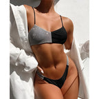 Black & White Bikini Set