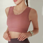 Women's Sports Bra for Running and Yoga, Shockproof