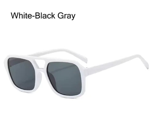 Vintage Rectangle UV400 Sunglasses