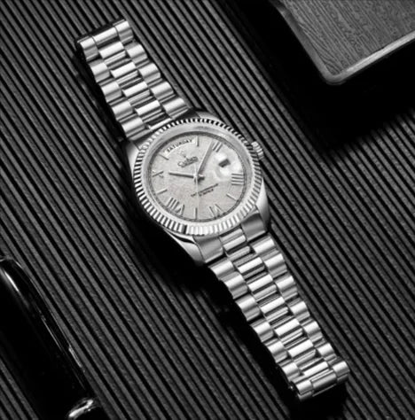 Men's Stainless Steel Sapphire Watch